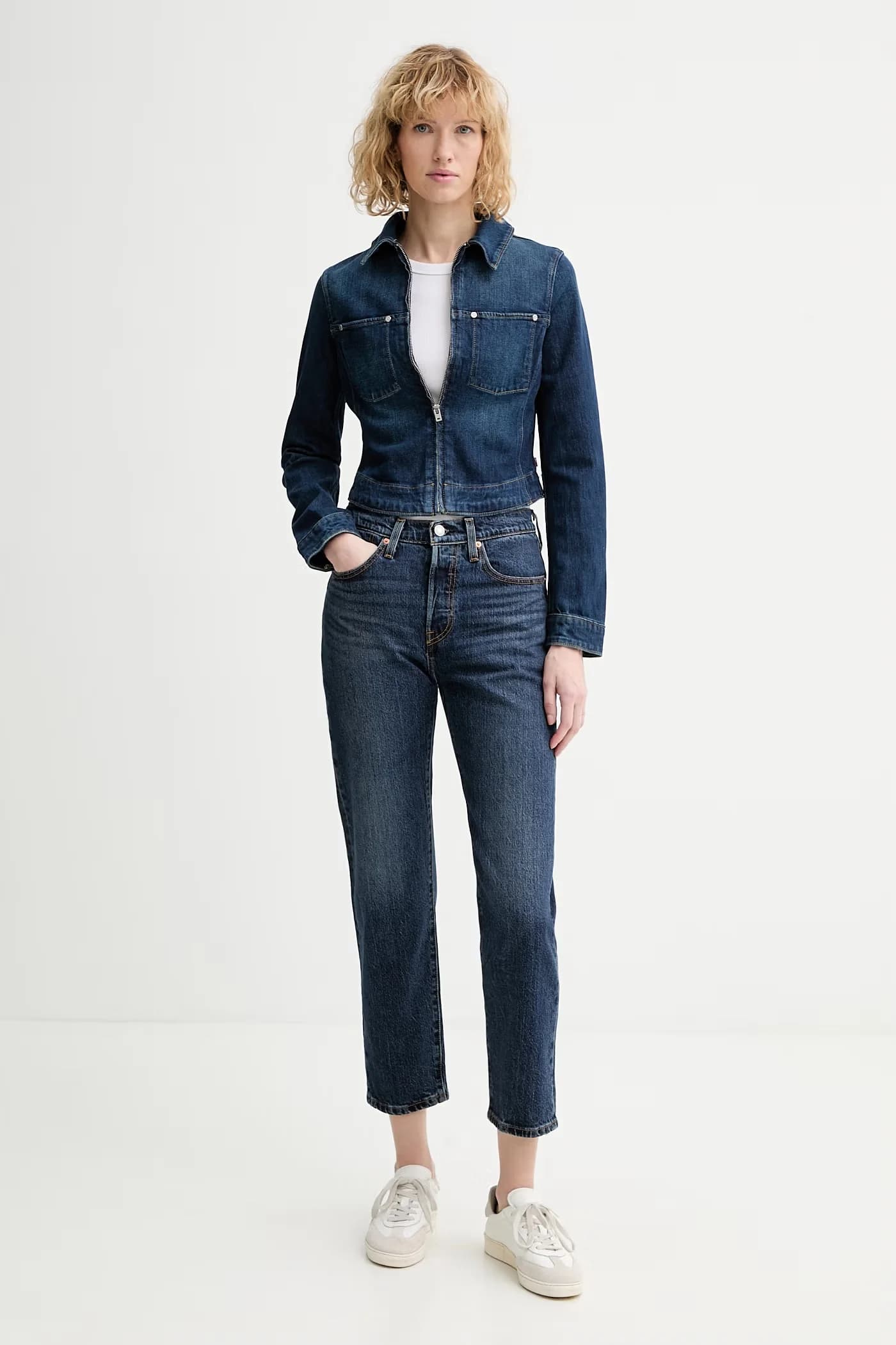 джинсы 501 CROP - фото 2