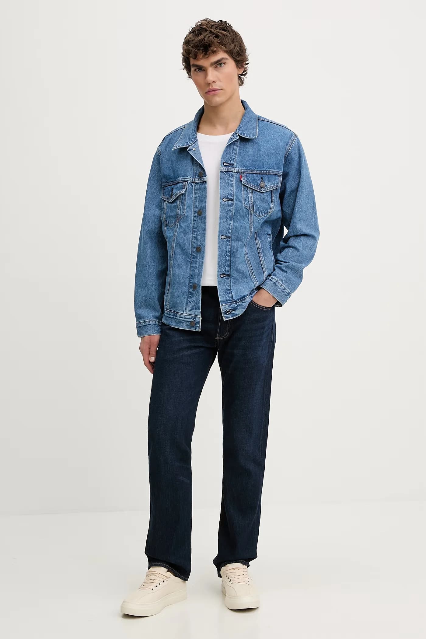 501® джинсы LEVIS®ORIGINAL FIT военно-морской для мужчин - фото 2