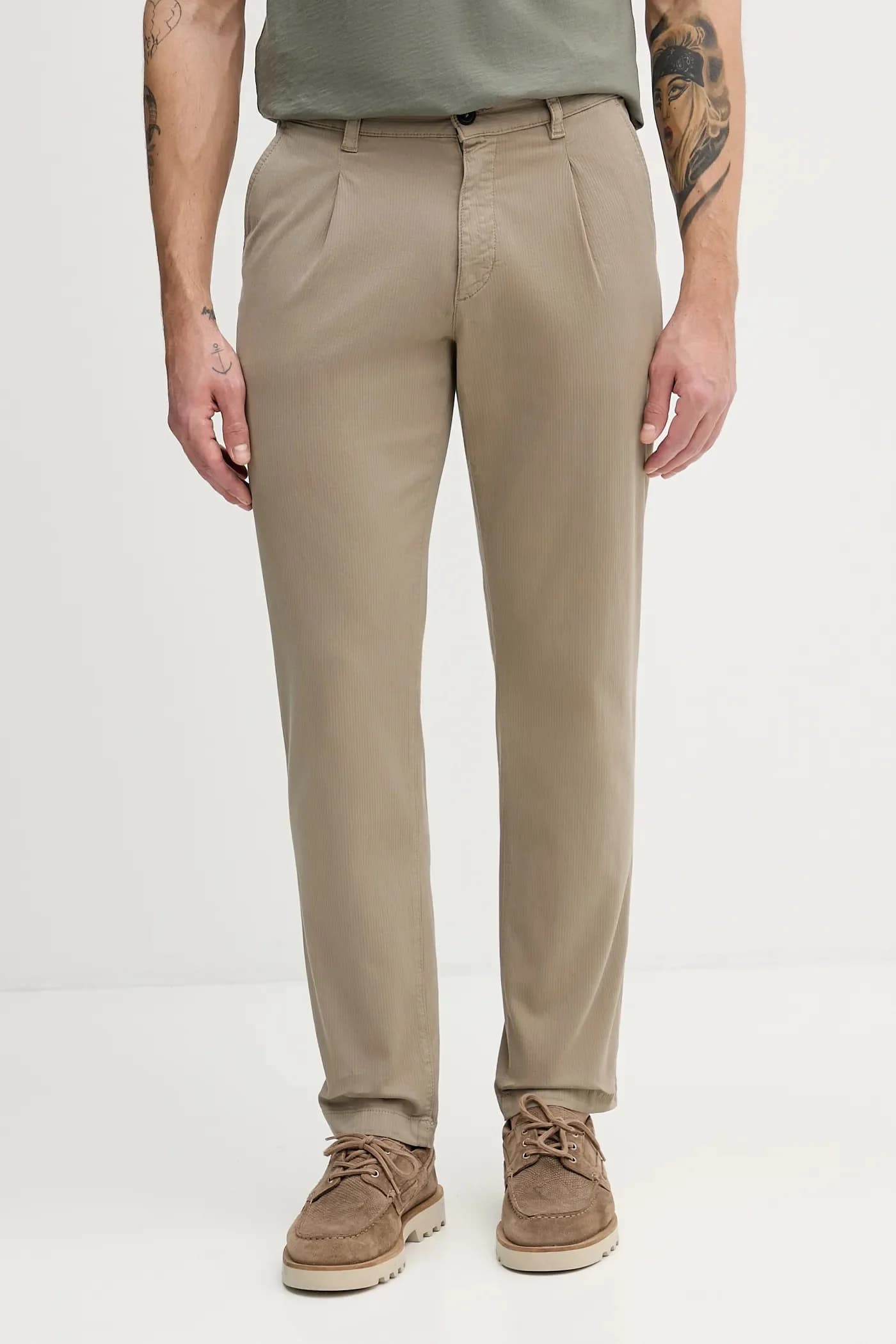 Брюки Чино-Плиссе-1