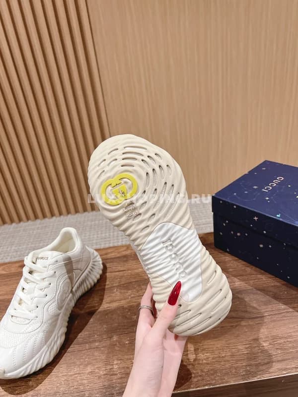 Кроссовки Gucci Ripple белые - фото 4