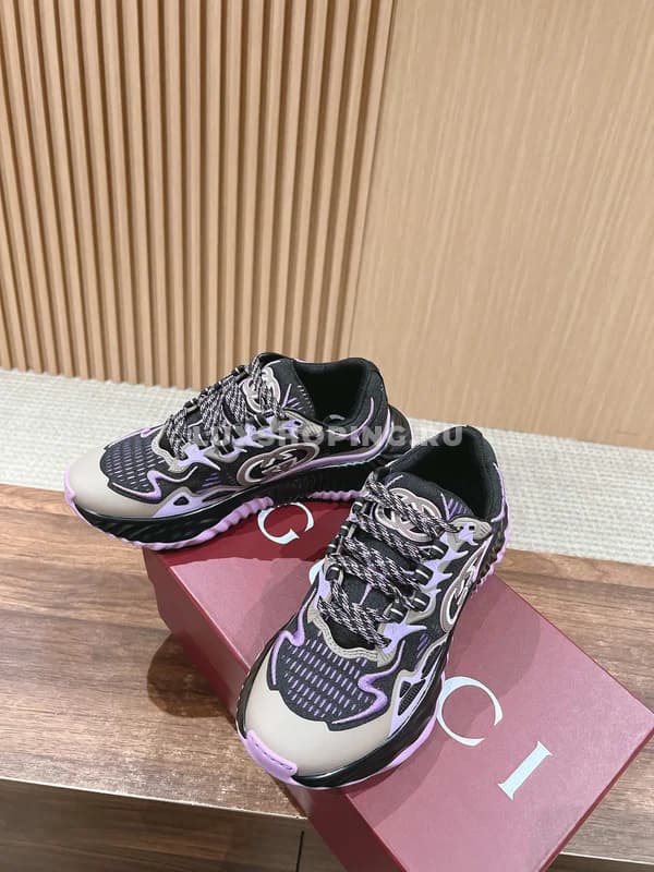 Кроссовки Gucci Ripple фиолетовые - фото 3