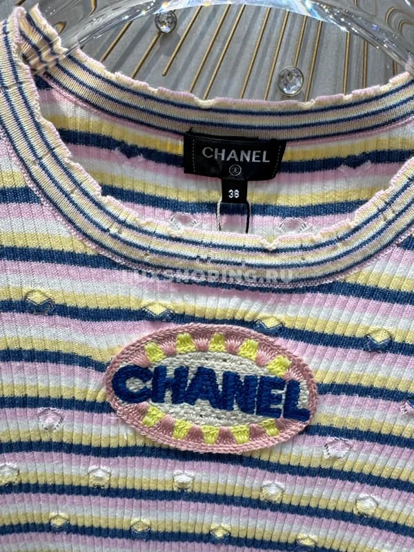 Футболка Chanel в полоску - фото 2