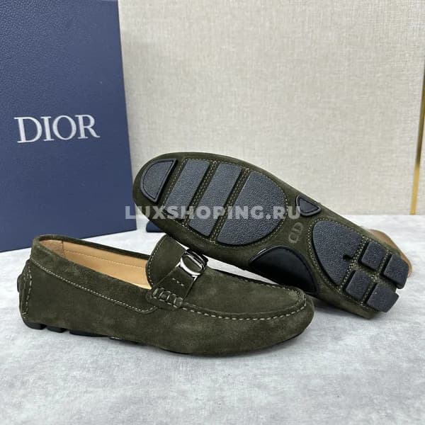 Мокасины Dior Icon зеленые - фото 4