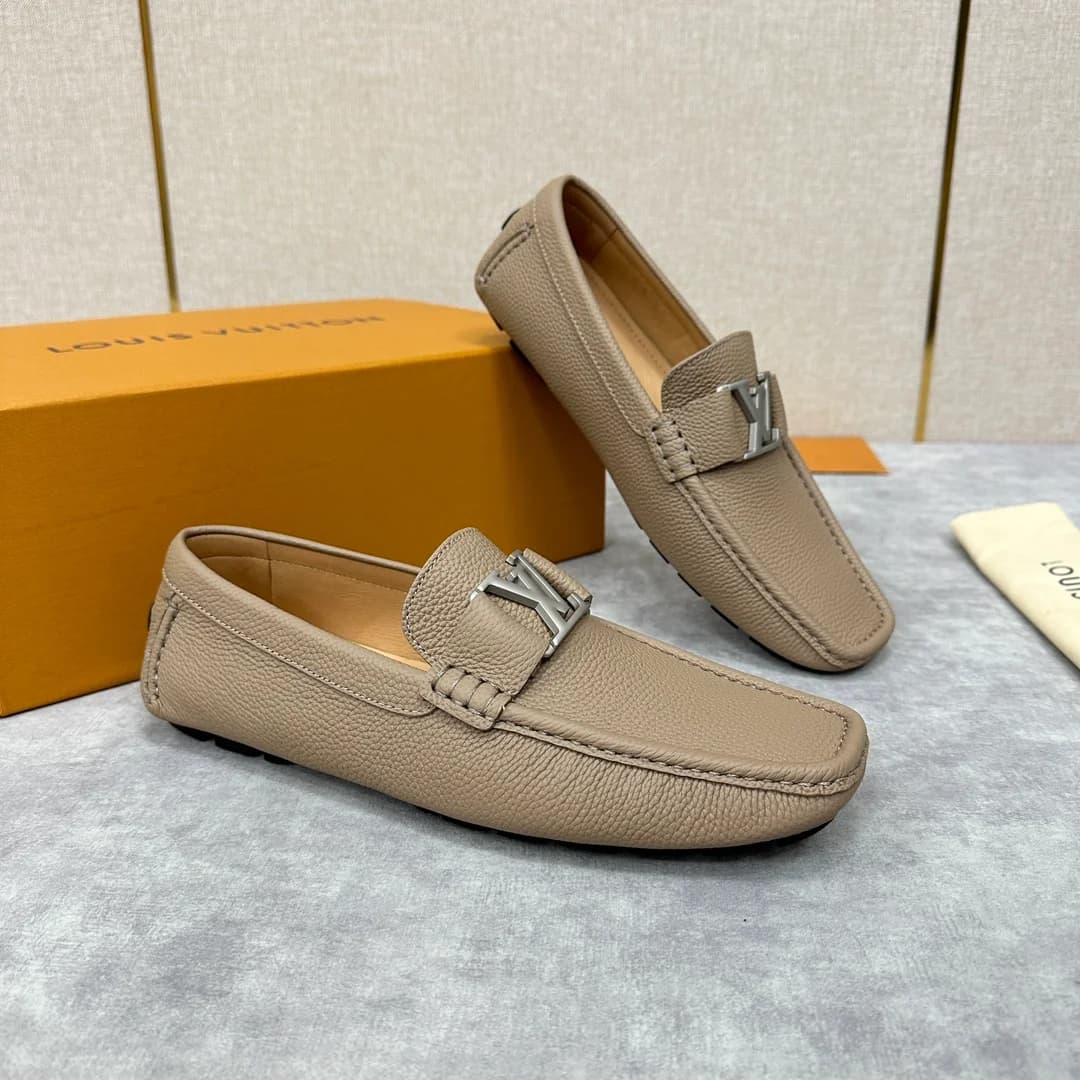 Мокасины louis vuitton Monte carlo бежевые - фото 4