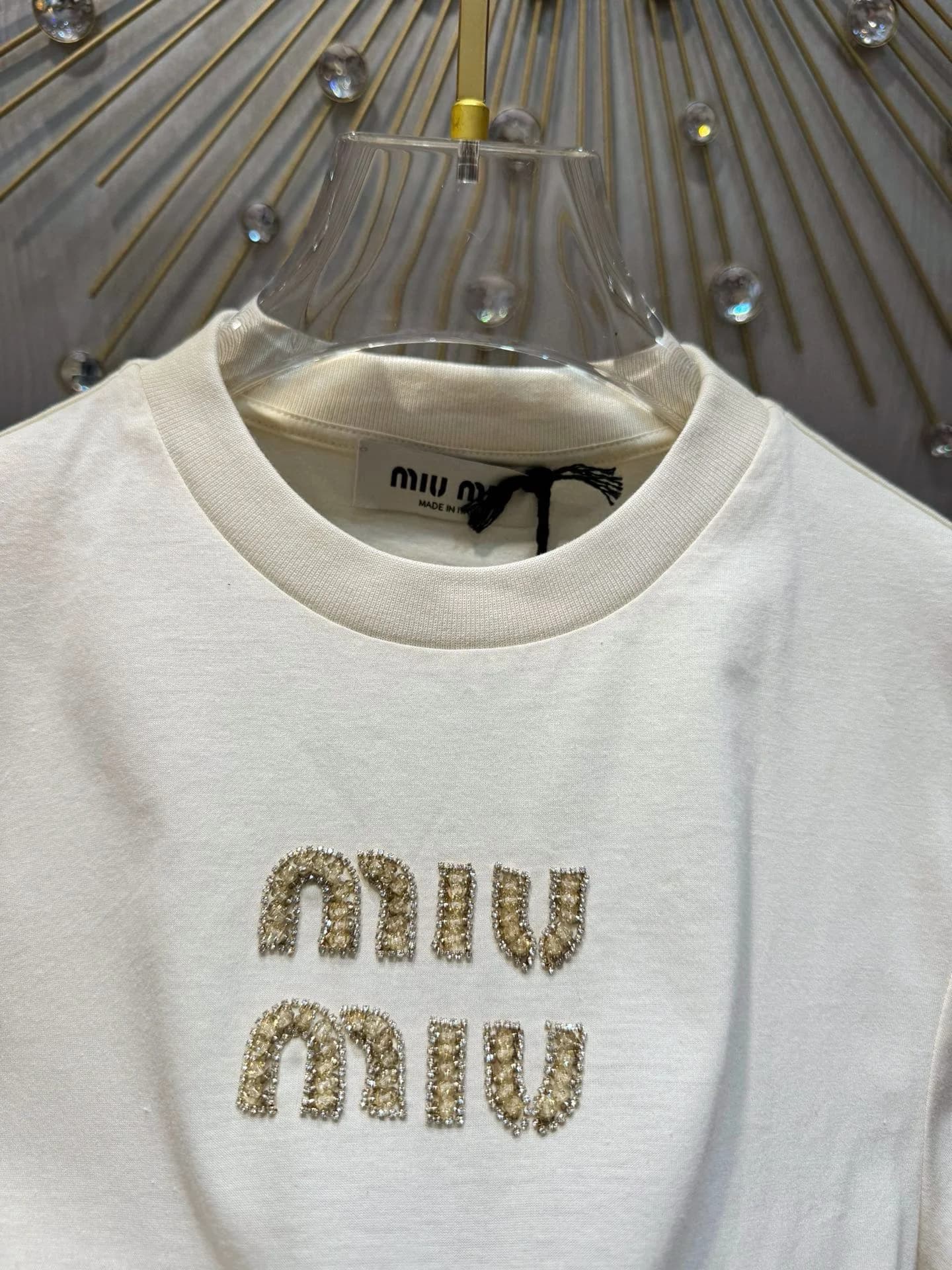 Футболка Miu с вышивкой - фото 2