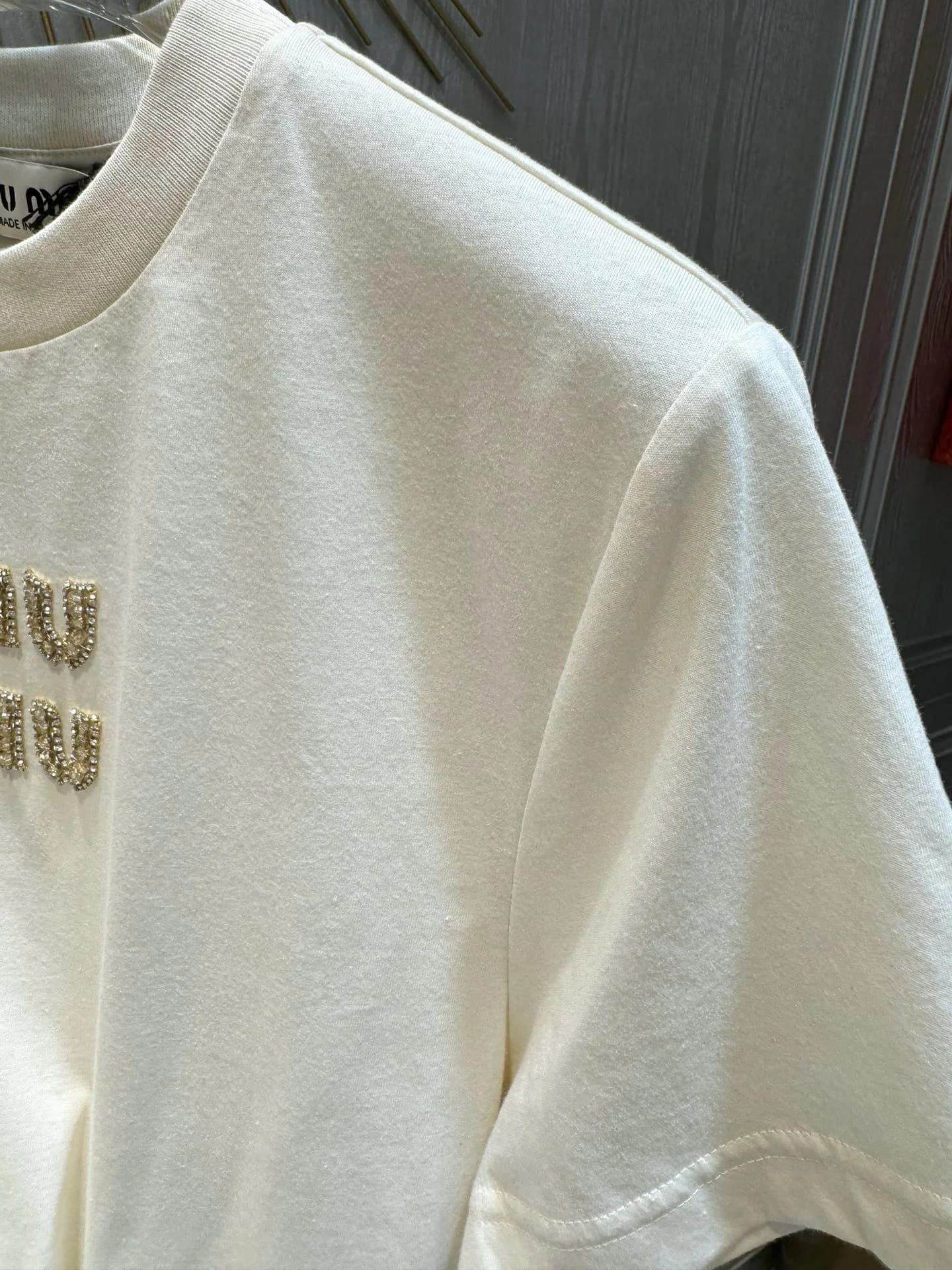 Футболка Miu с вышивкой - фото 5