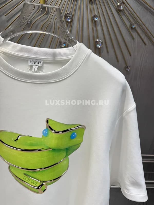 Футболка Loewe со змеей - фото 2