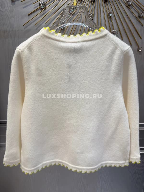 Кардиган Chanel из кашемира молочный - фото 2