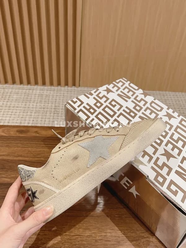 Кеды Golden Goose Ballstars кремовые - фото 5