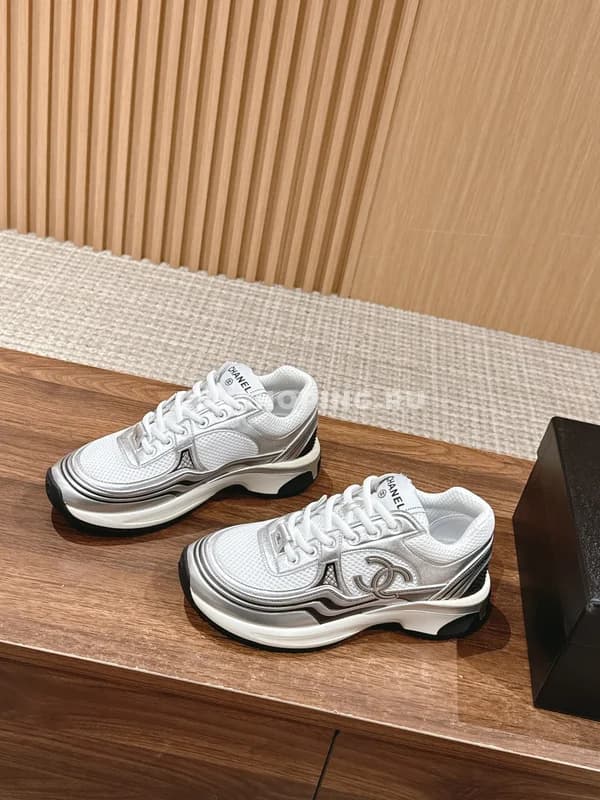 Классические кроссовки Chanel белые - фото 2