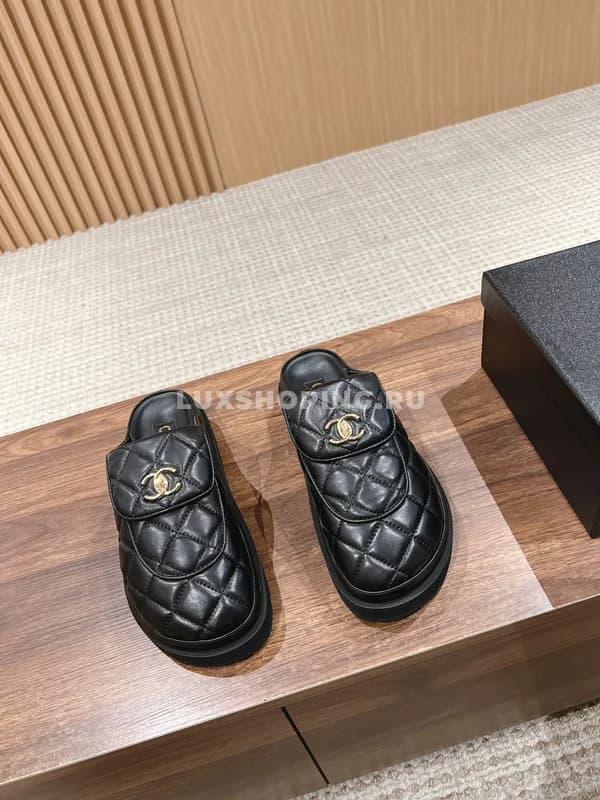Мюли Chanel черные