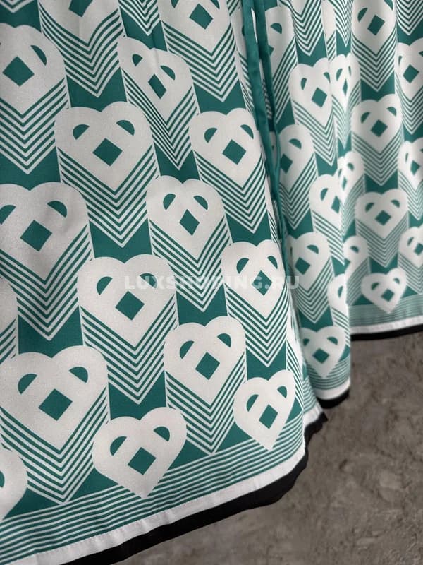 Шорты Casablanca из шелка зеленые - фото 3