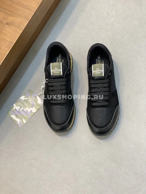 Кроссовки Valentino Rockrunner черные - фото 6