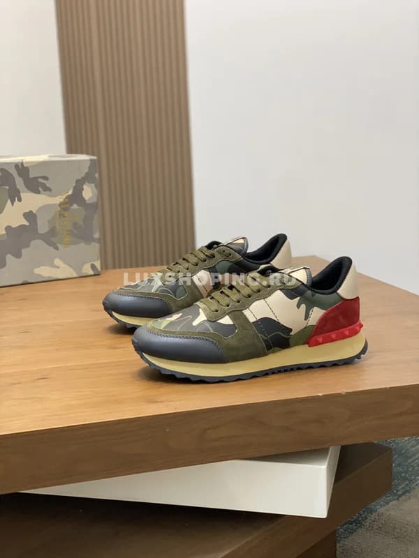 Кроссовки Valentino Rockrunner милитари