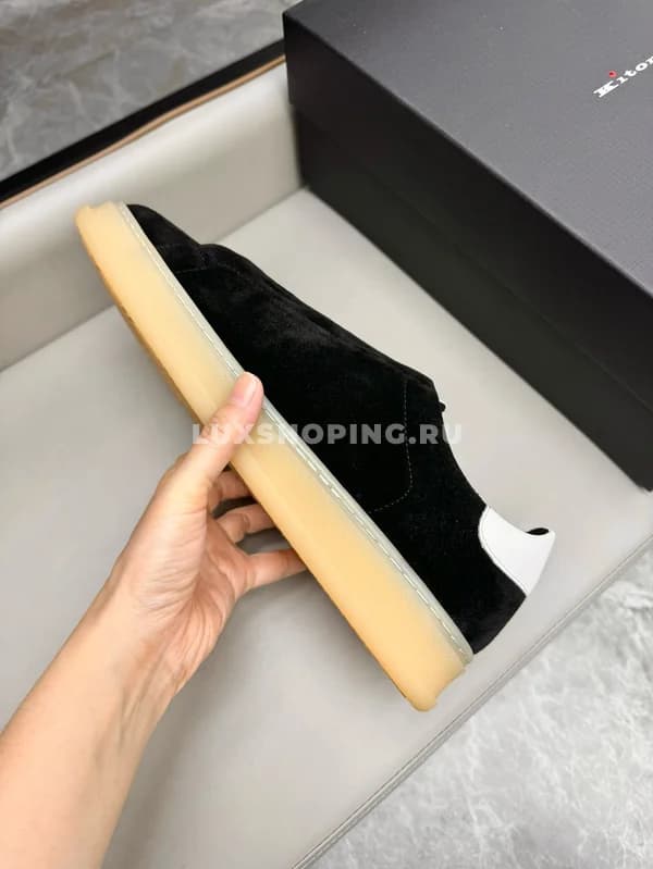 Кеды слипоны Kiton черные - фото 3