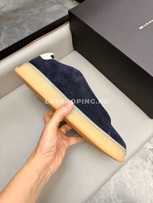 Кеды слипоны Kiton синие - фото 3