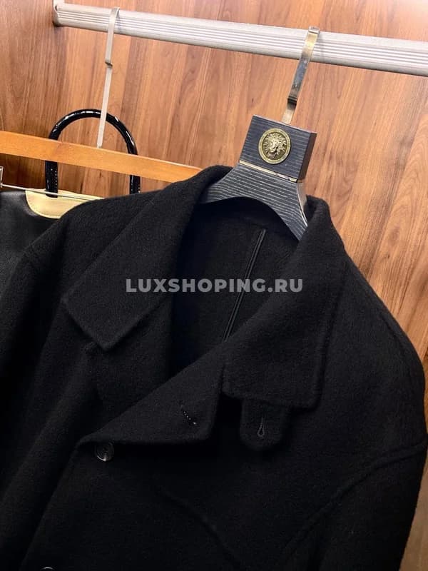 Пальто Dior черное из кашемира - фото 2