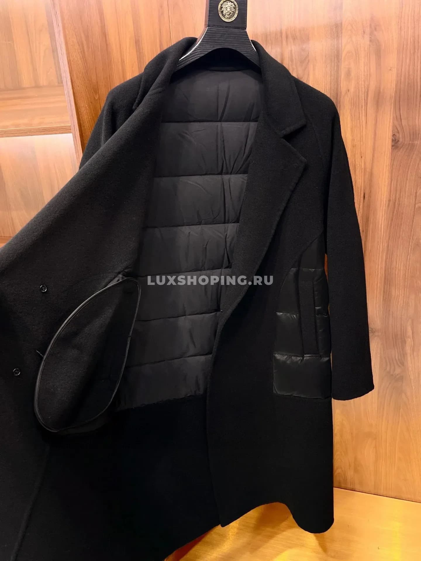 Пальто Kiton черное, кашемировое - фото 12