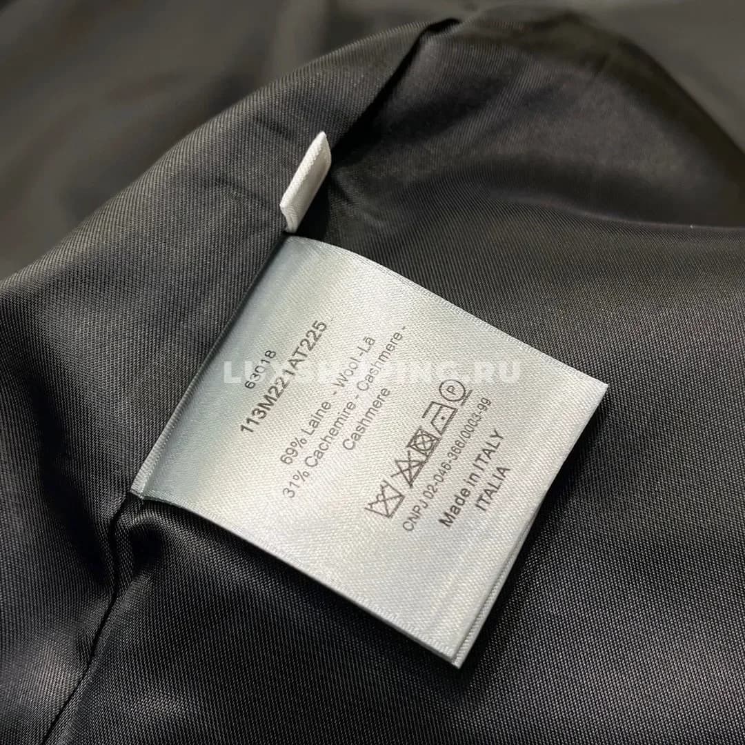 Пальто Dior двуцветное из кашемира - фото 2