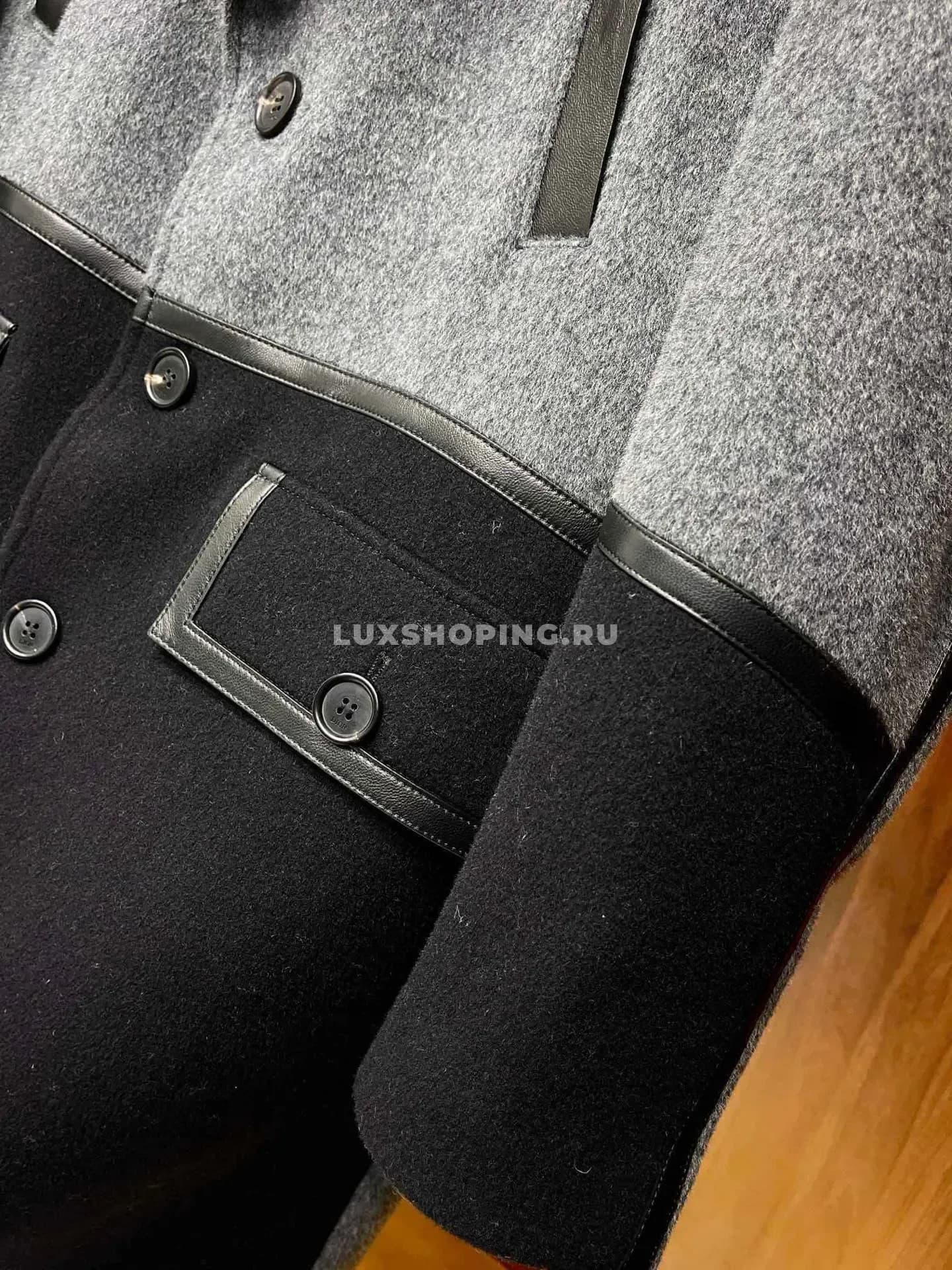 Пальто Dior двуцветное из кашемира - фото 9