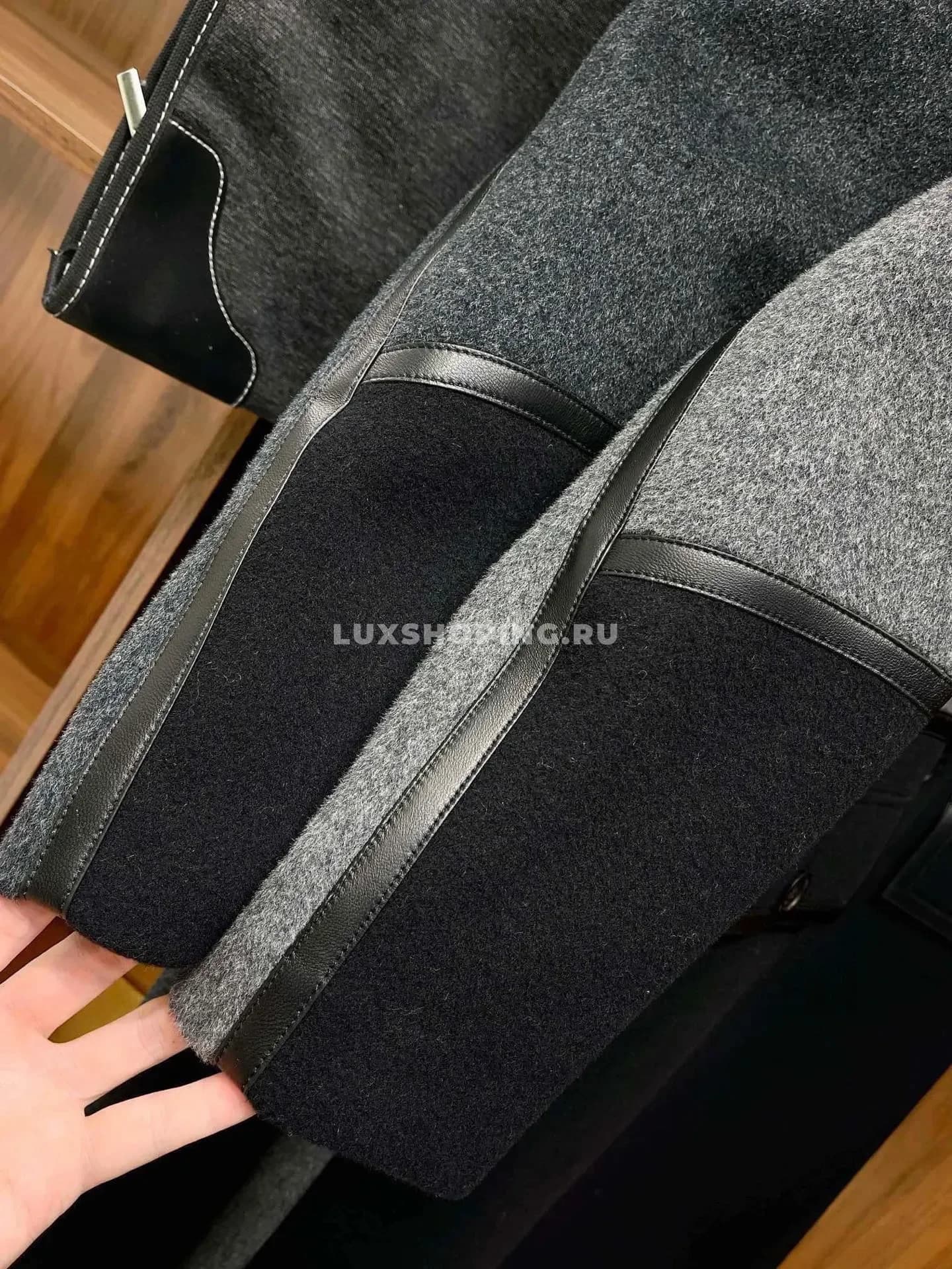 Пальто Dior двуцветное из кашемира - фото 10