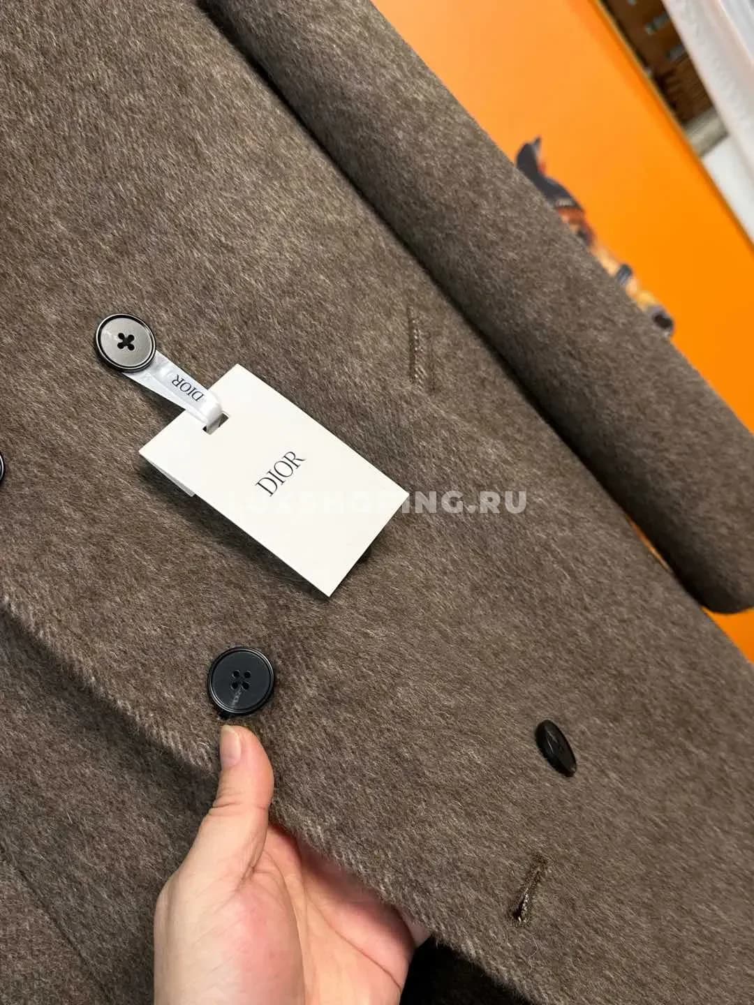 Пальто Dior из шерсти бежевое - фото 2