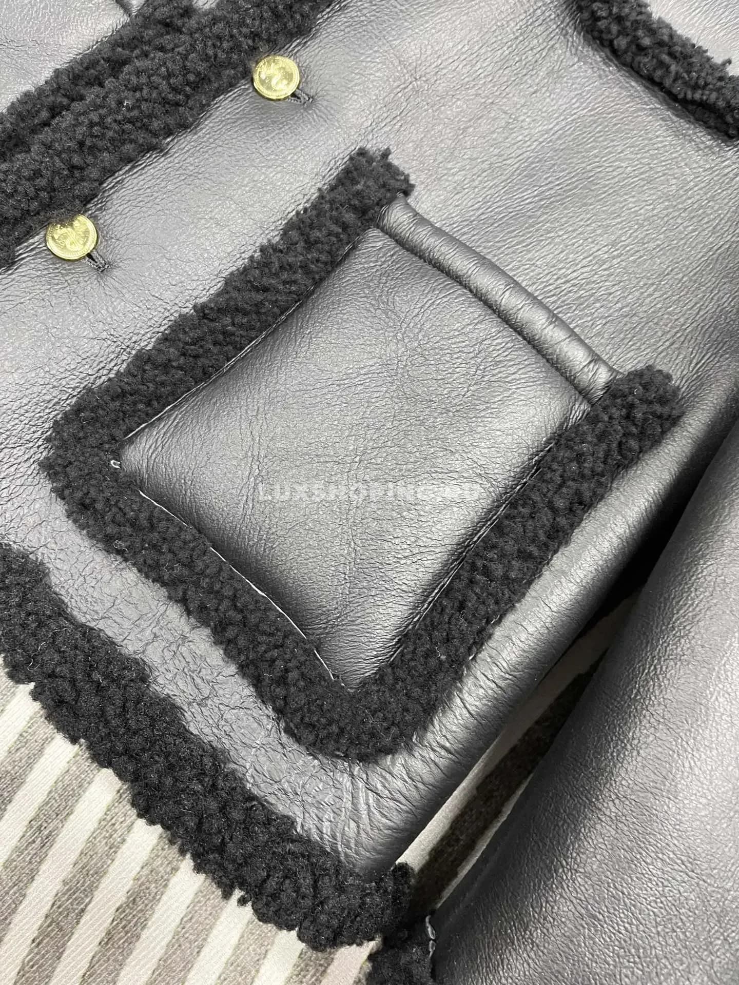 Кожанная куртка Thom browne - фото 9