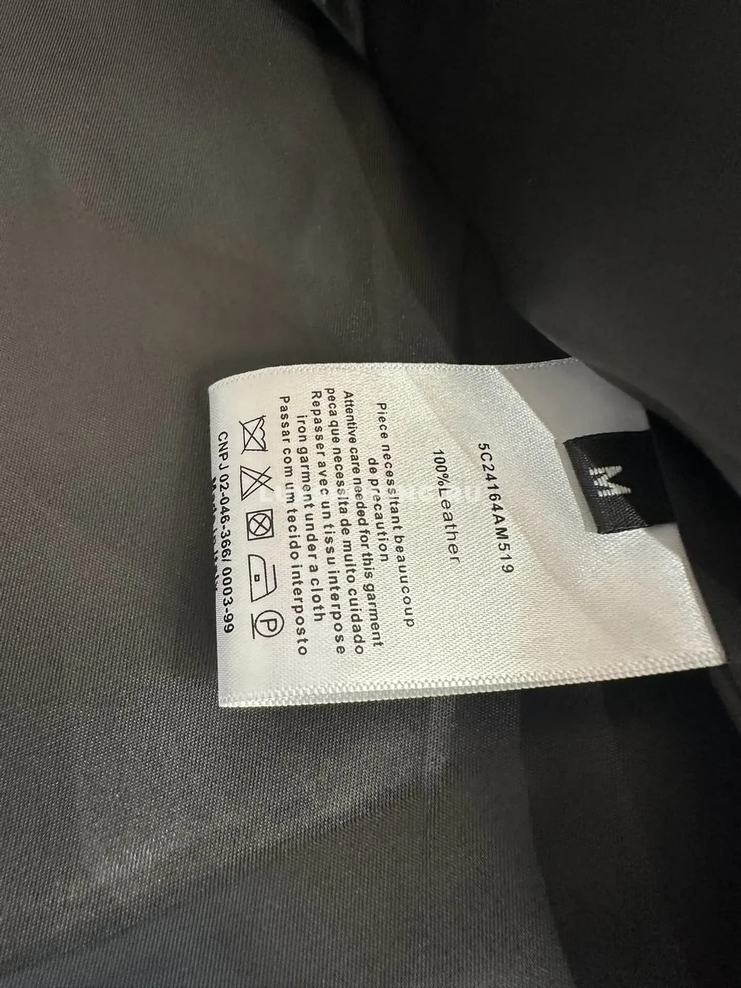 Короткая кожаная куртка Alexander Wang - фото 4