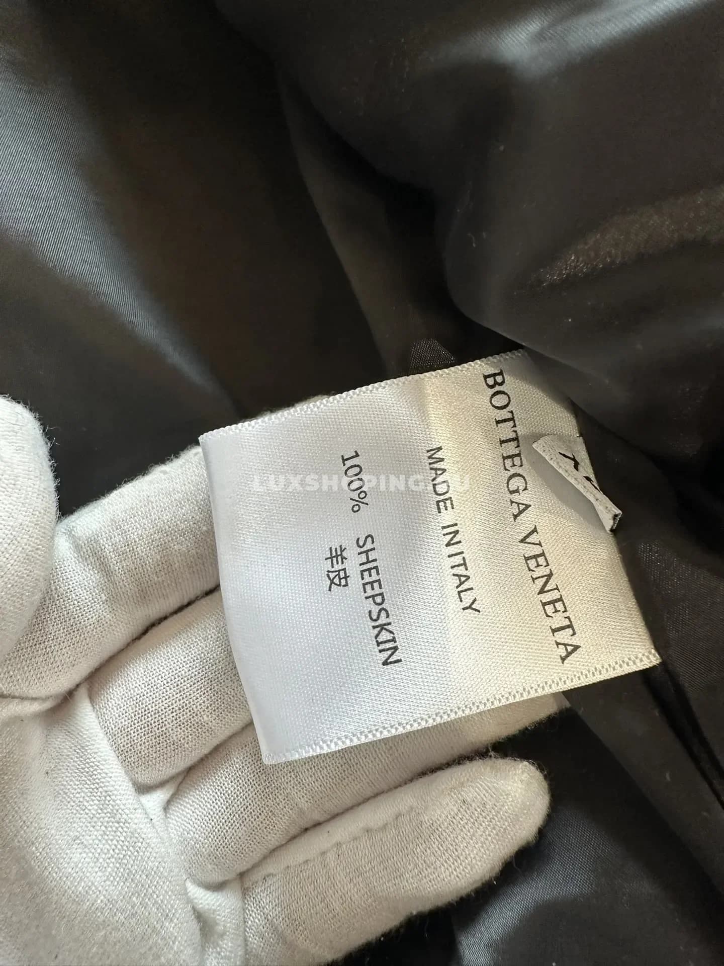 Кожаная куртка Bottega бордо - фото 5