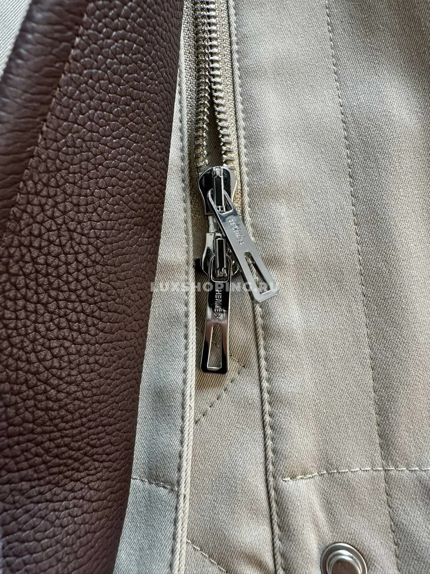 Тренч Hermes светлый - фото 7