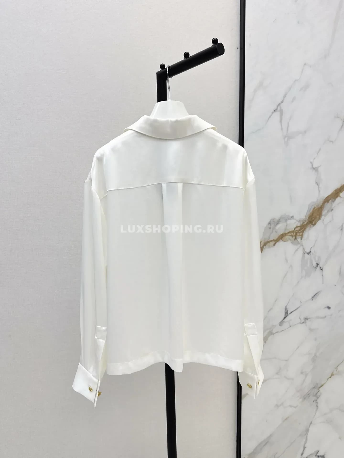 Рубашка Loewe белая с вышивкой - фото 2