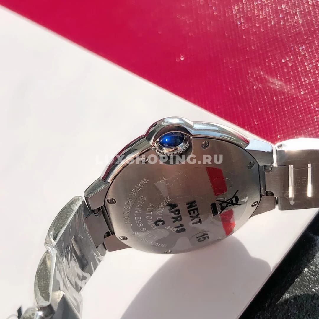 Часы Cartier Ballon Bleu 33mm белые - фото 2