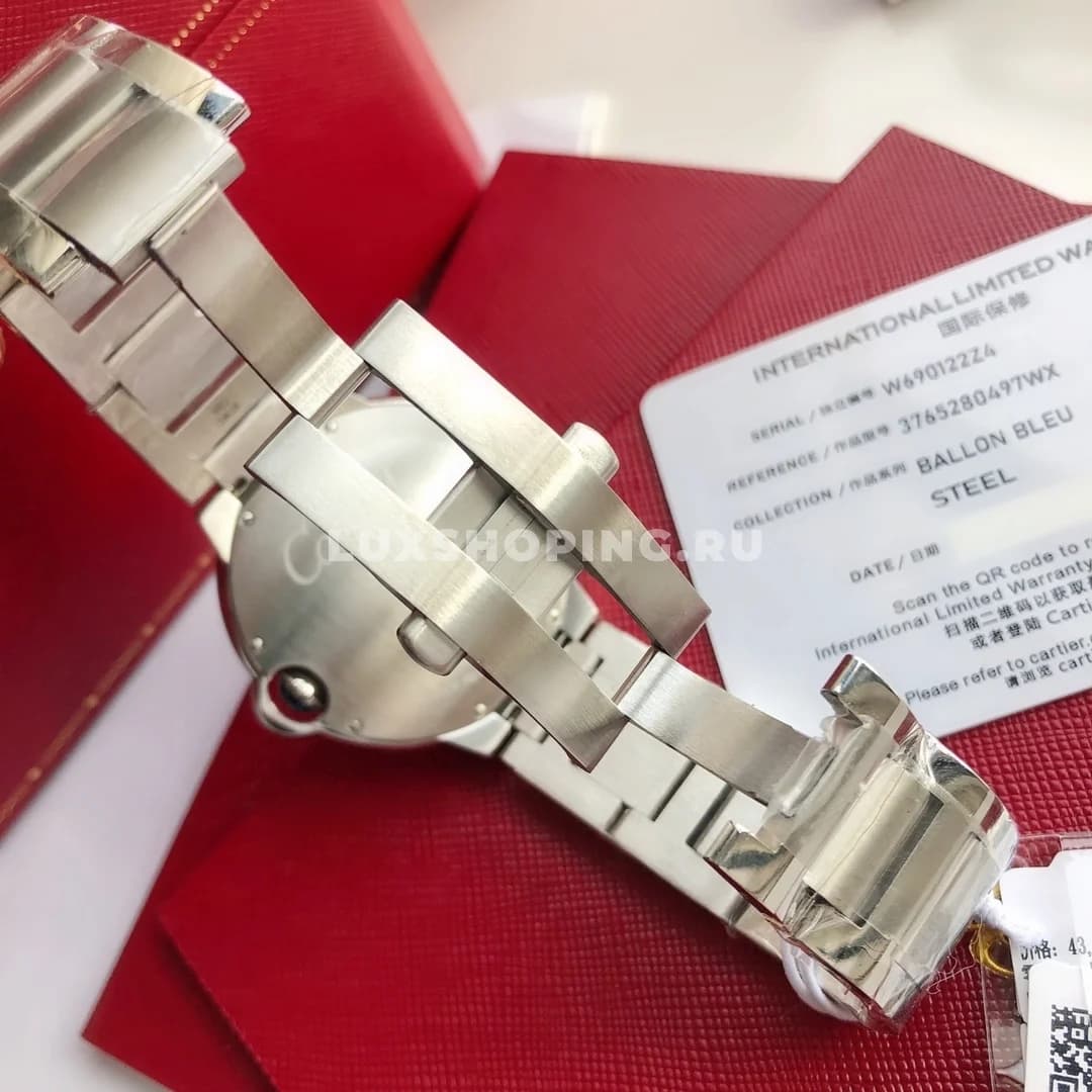 Часы Cartier Ballon Bleu 42mm черные - фото 9