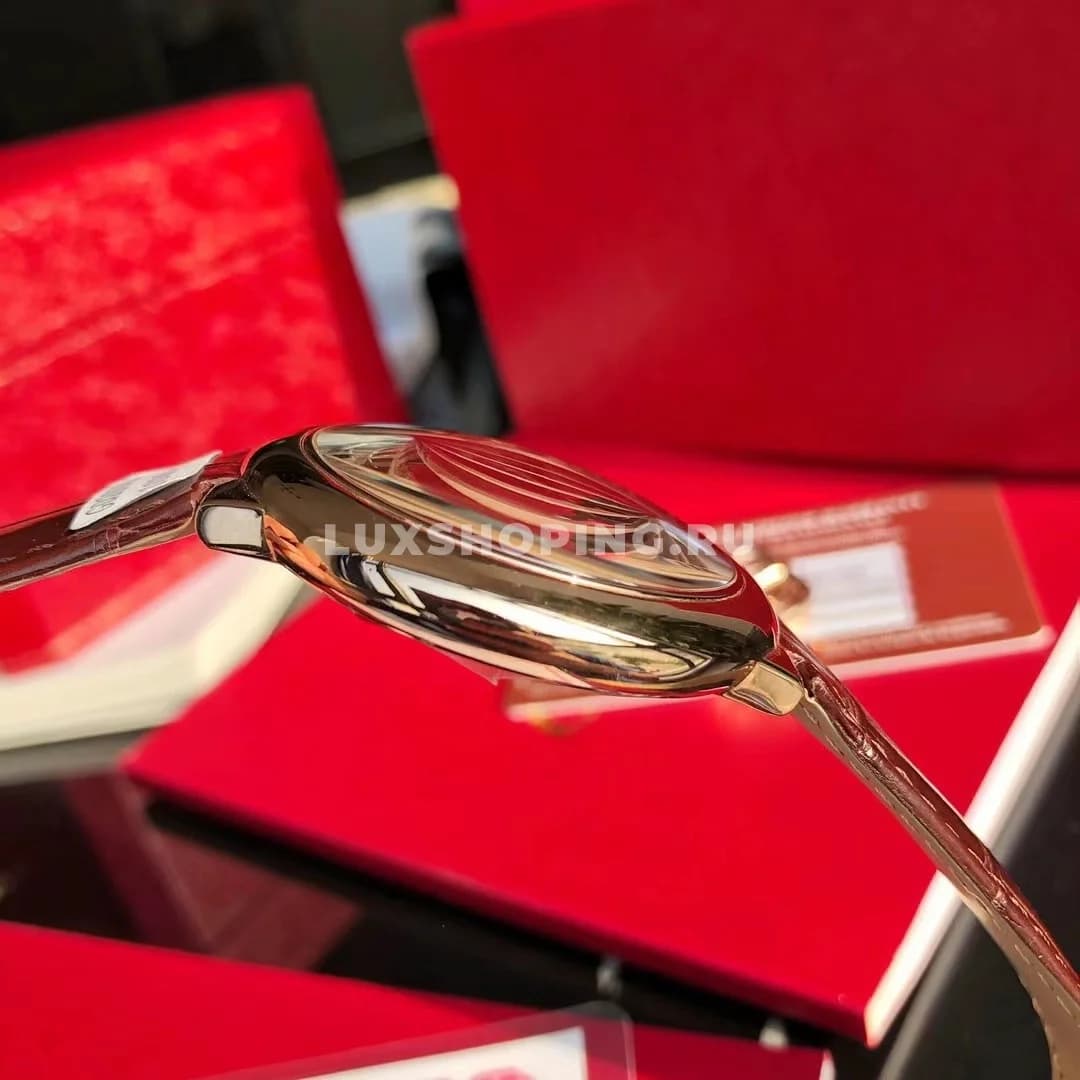 Часы Cartier Ballon Bleu 42mm коричневые покрытые золотом 18 карат - фото 3