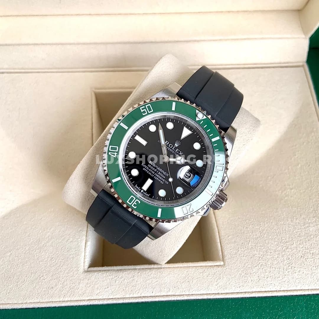 Часы Rolex Submariner зеленые