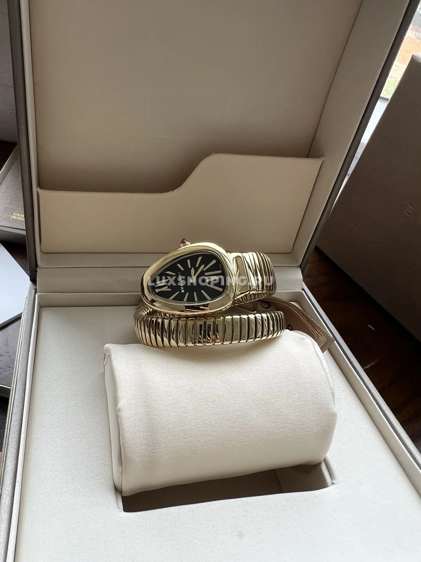 Часы Bvlgari Serpenti Spiga золото - фото 4