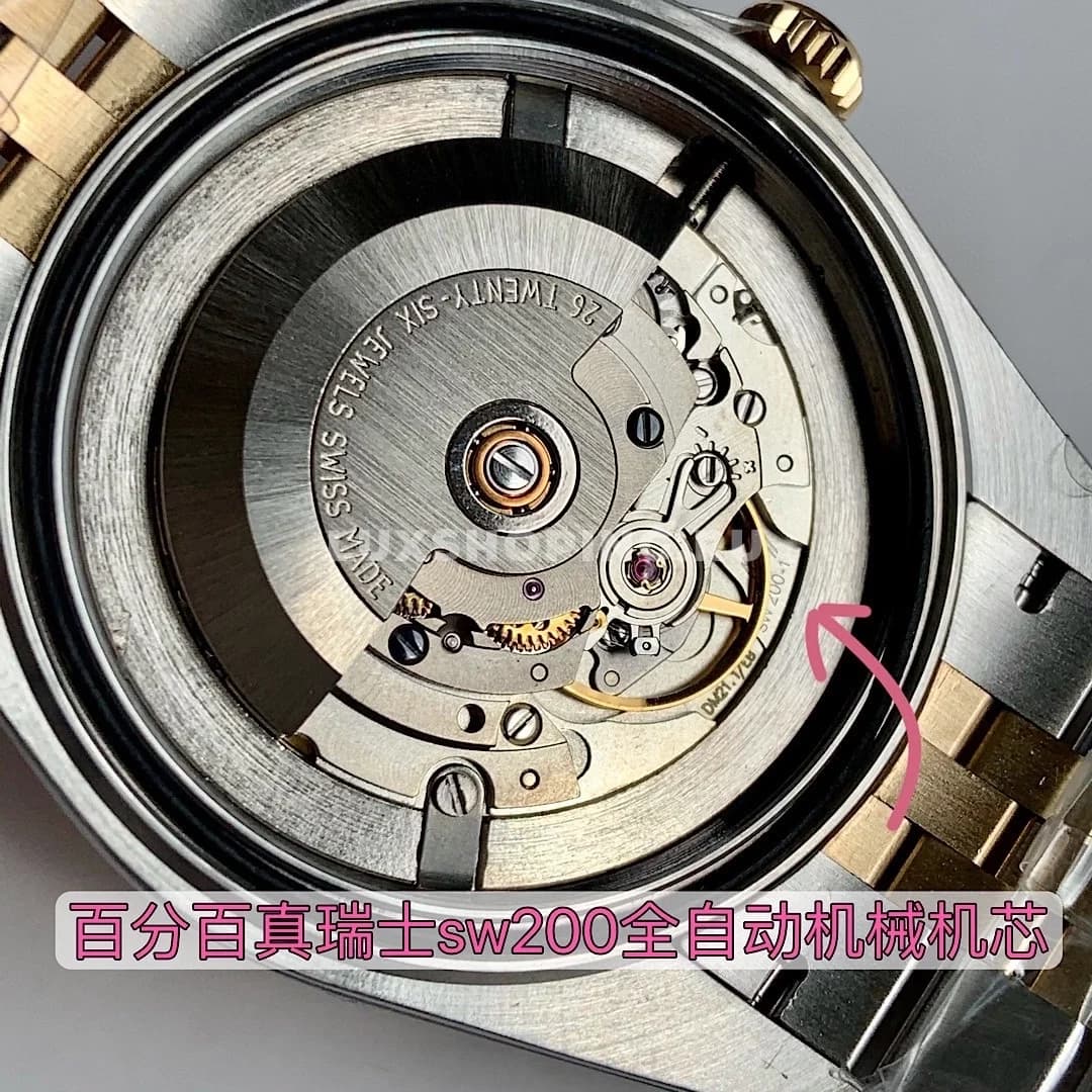 Часы Rolex Datejust золото с черным - фото 9