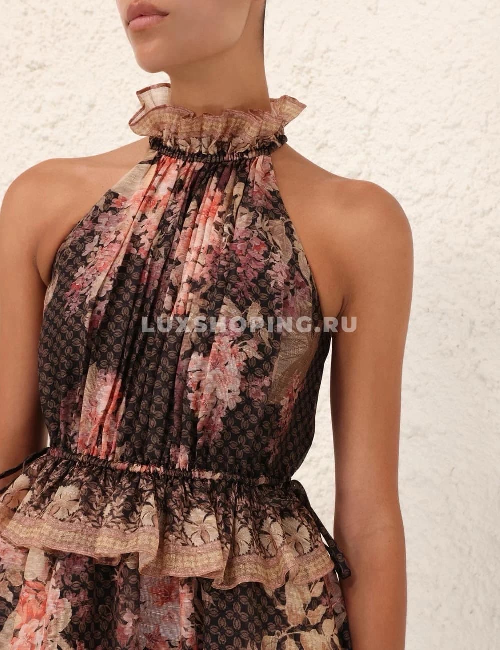 ZIMMERMANN платье мини illuminate halter - фото 4