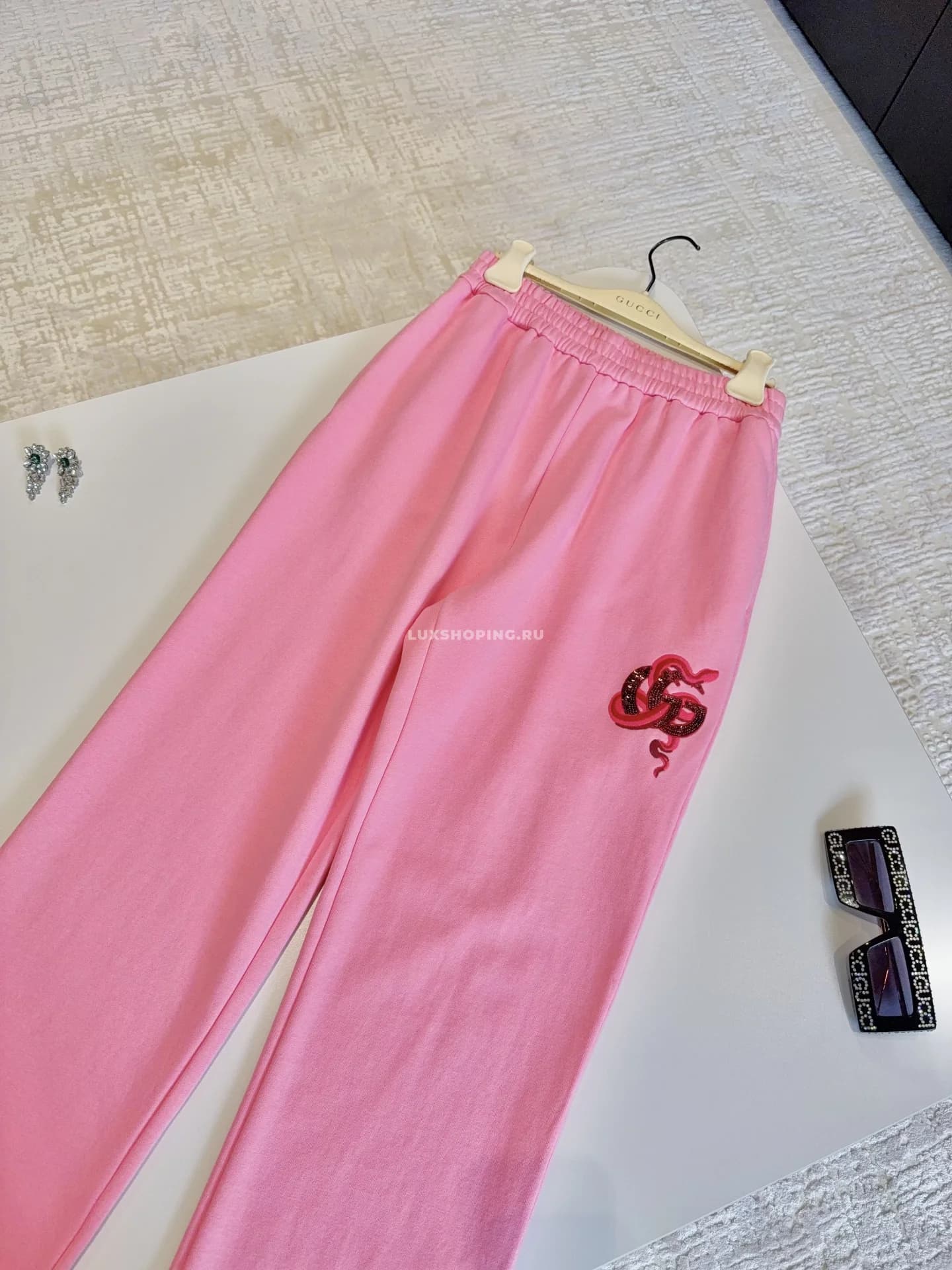 Спортивный костюм Gucci розовый - фото 3