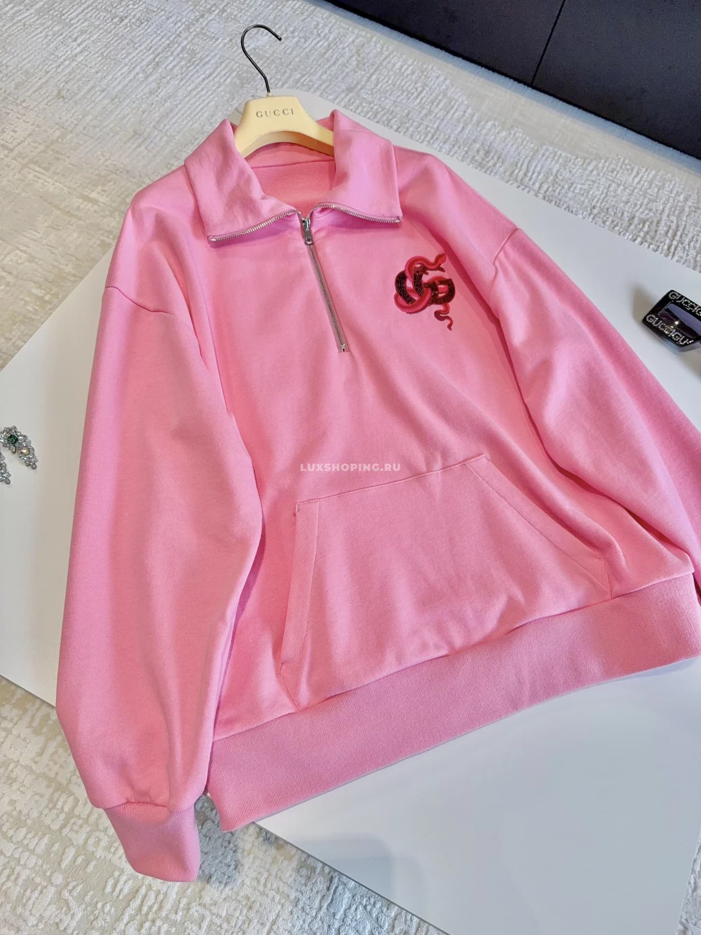 Спортивный костюм Gucci розовый - фото 5