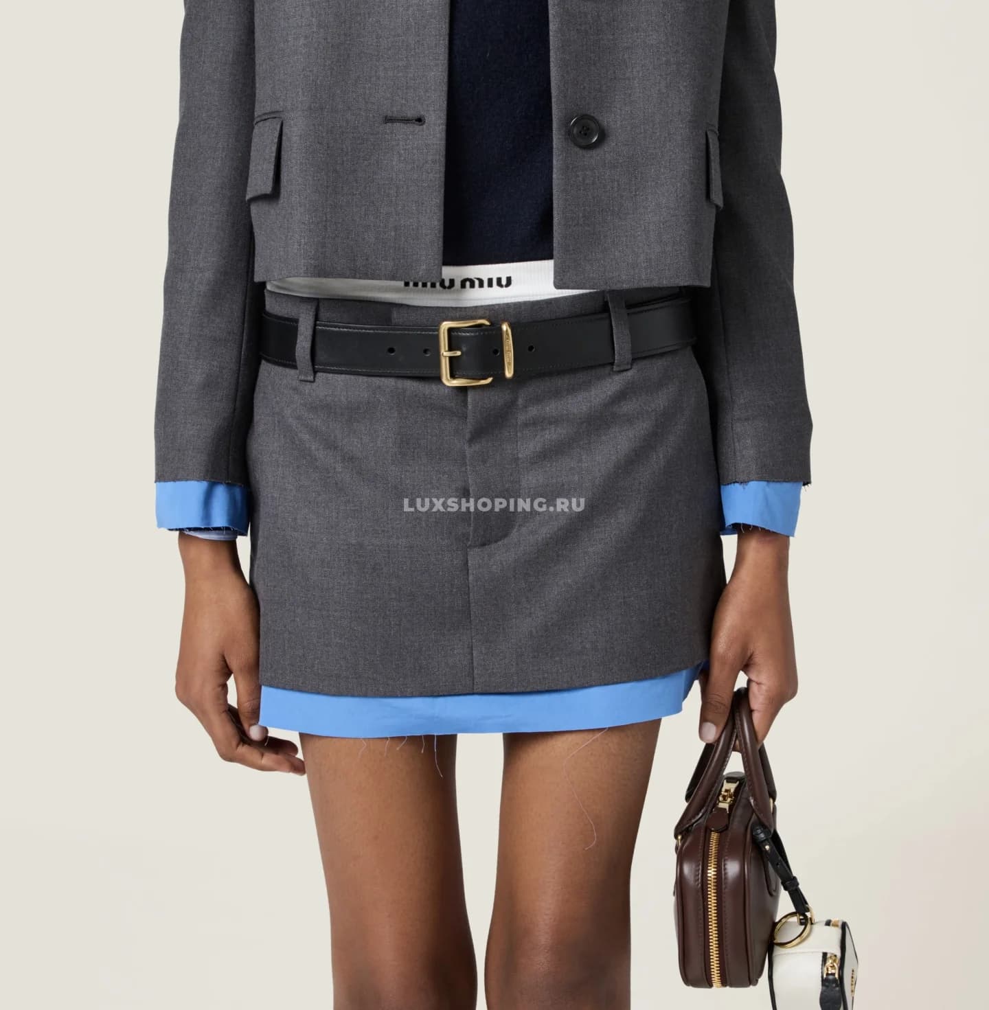 Шерстяной костюм Miu Miu - фото 8