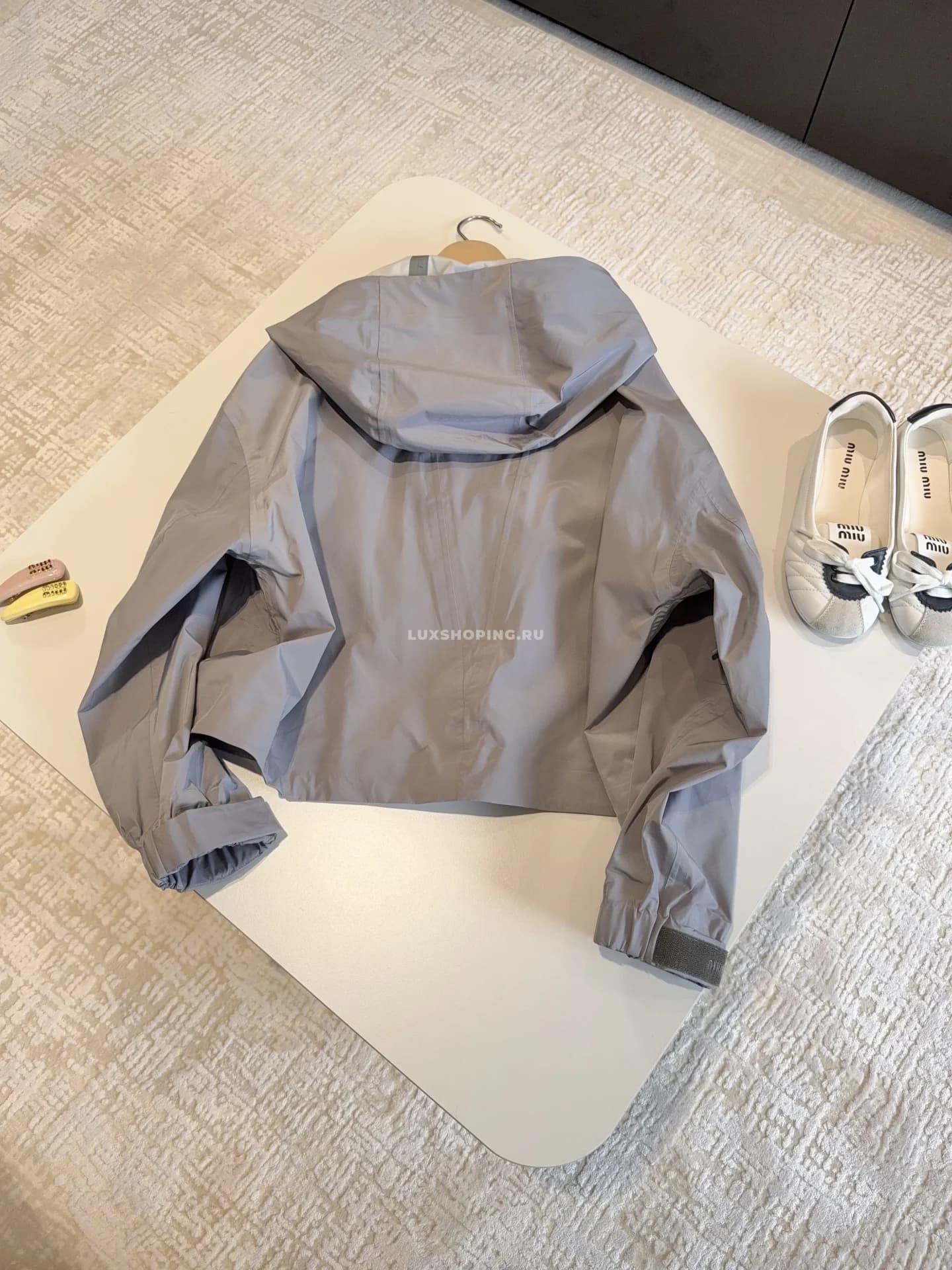 Ветровка Miu серая - фото 4