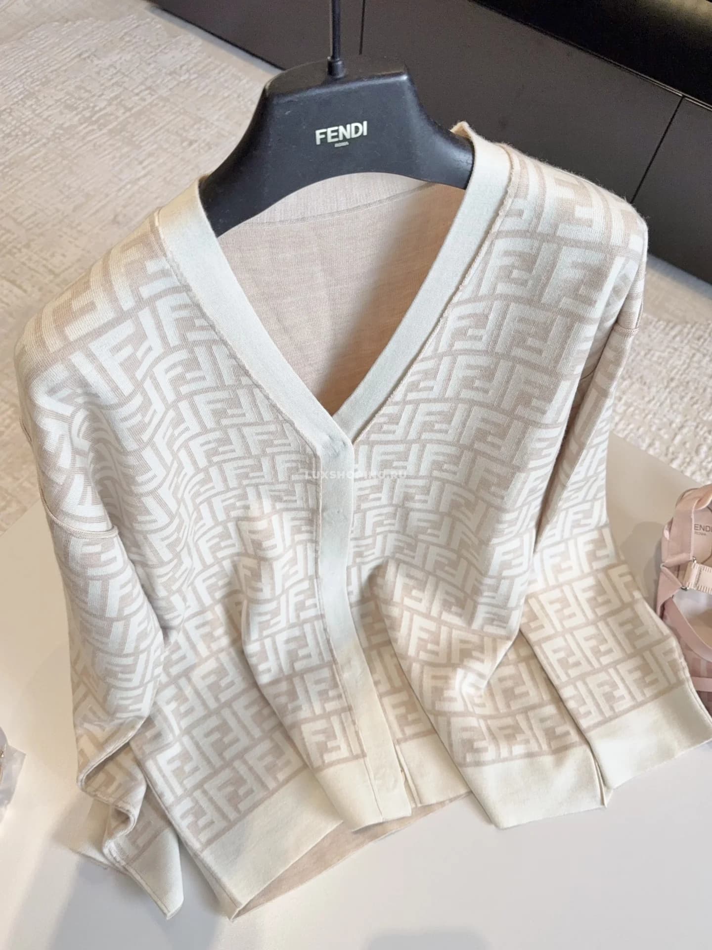 Кардиган Fendi из шерсти - фото 7