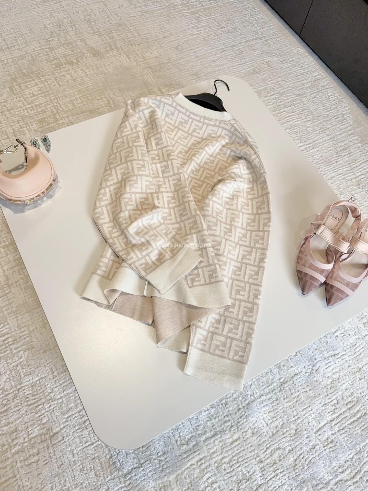 Кардиган Fendi из шерсти - фото 9