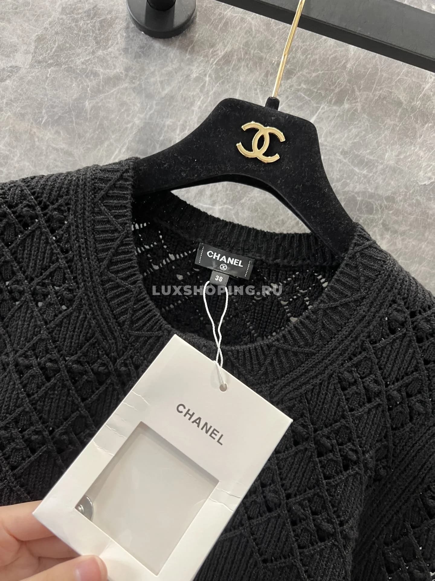 Кардиган Chanel вязанный черный - фото 3