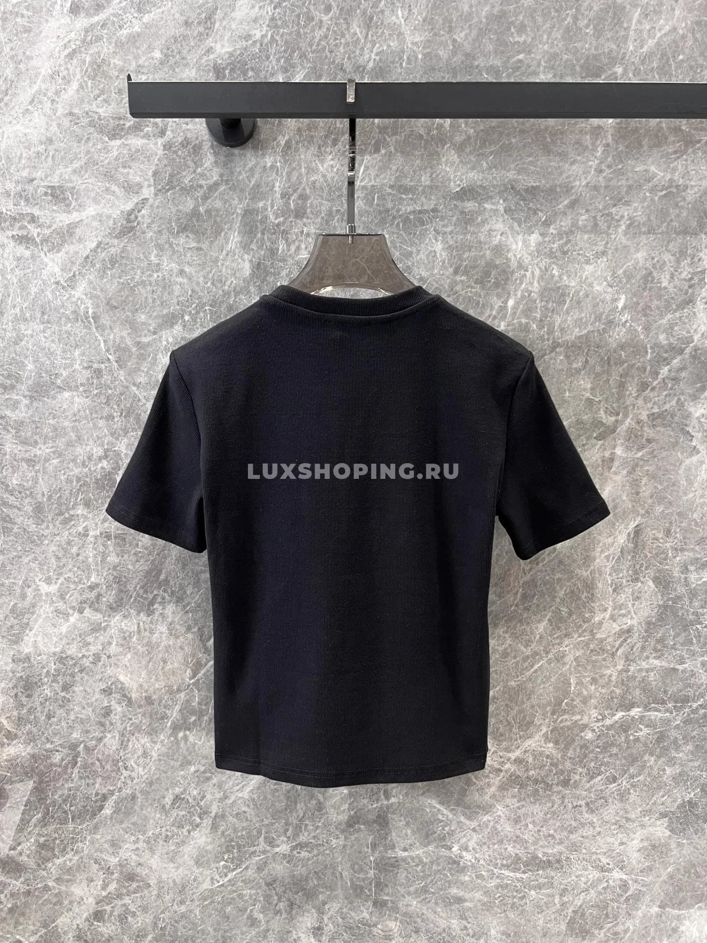 Черная футболка Fendi - фото 2