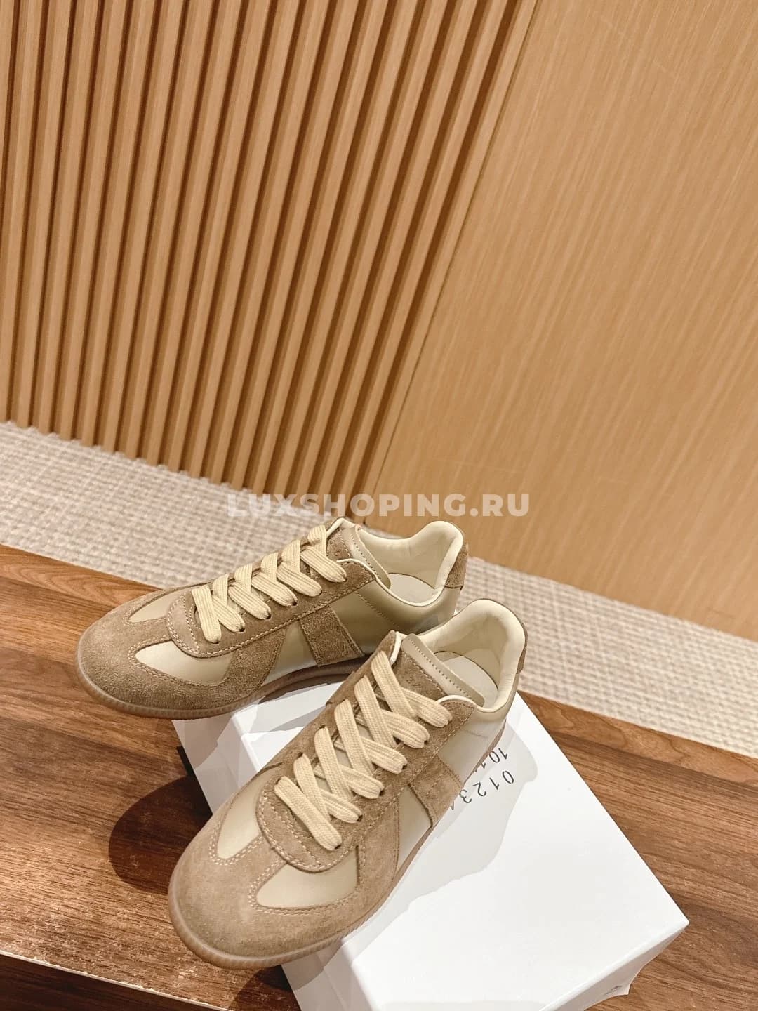 Кроссовки Maison Margiela коричневые - фото 3