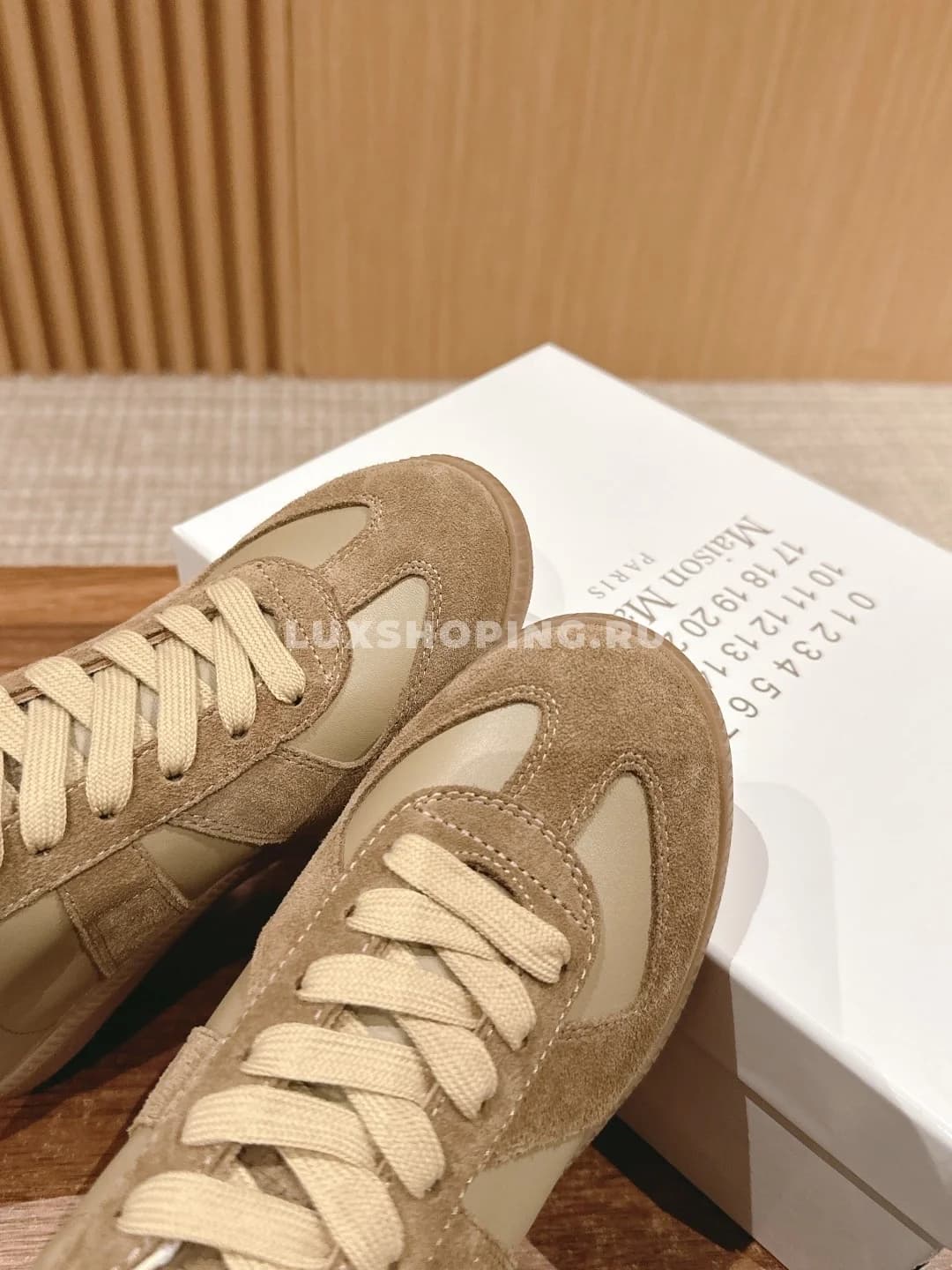 Кроссовки Maison Margiela коричневые - фото 5