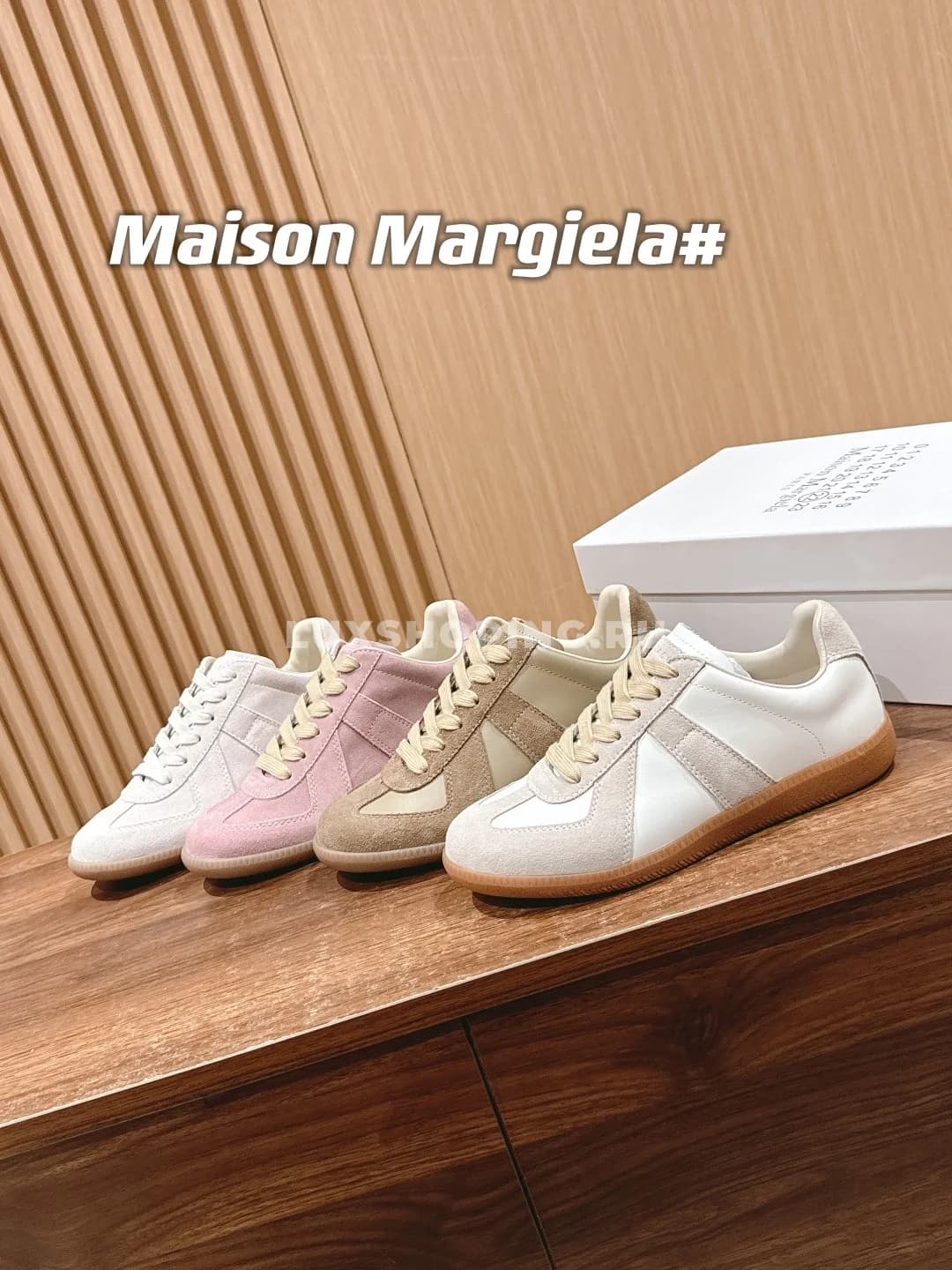 Кроссовки Maison Margiela коричневые - фото 7