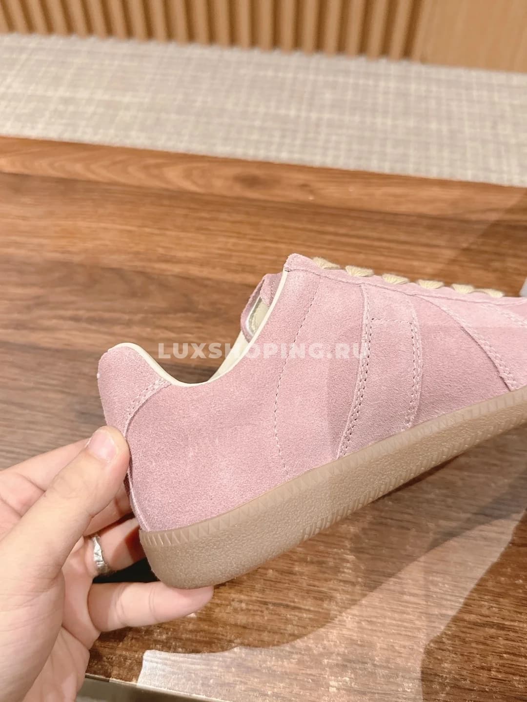 Кроссовки Maison Margiela розовые - фото 6